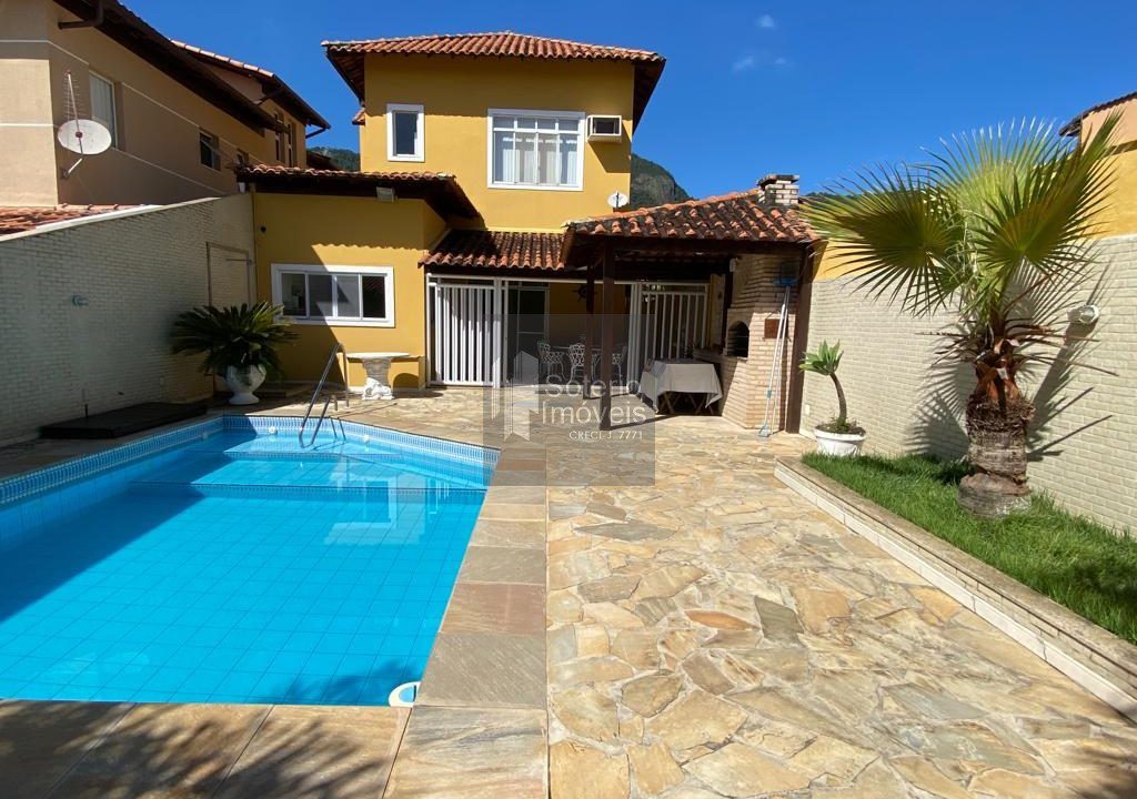 Excelente casa em condomínio no Recreio , 380m², 3 suítes com piscina privativa 4